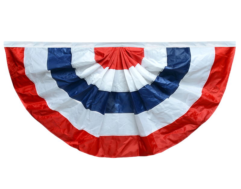 Red and White Compaign Flag