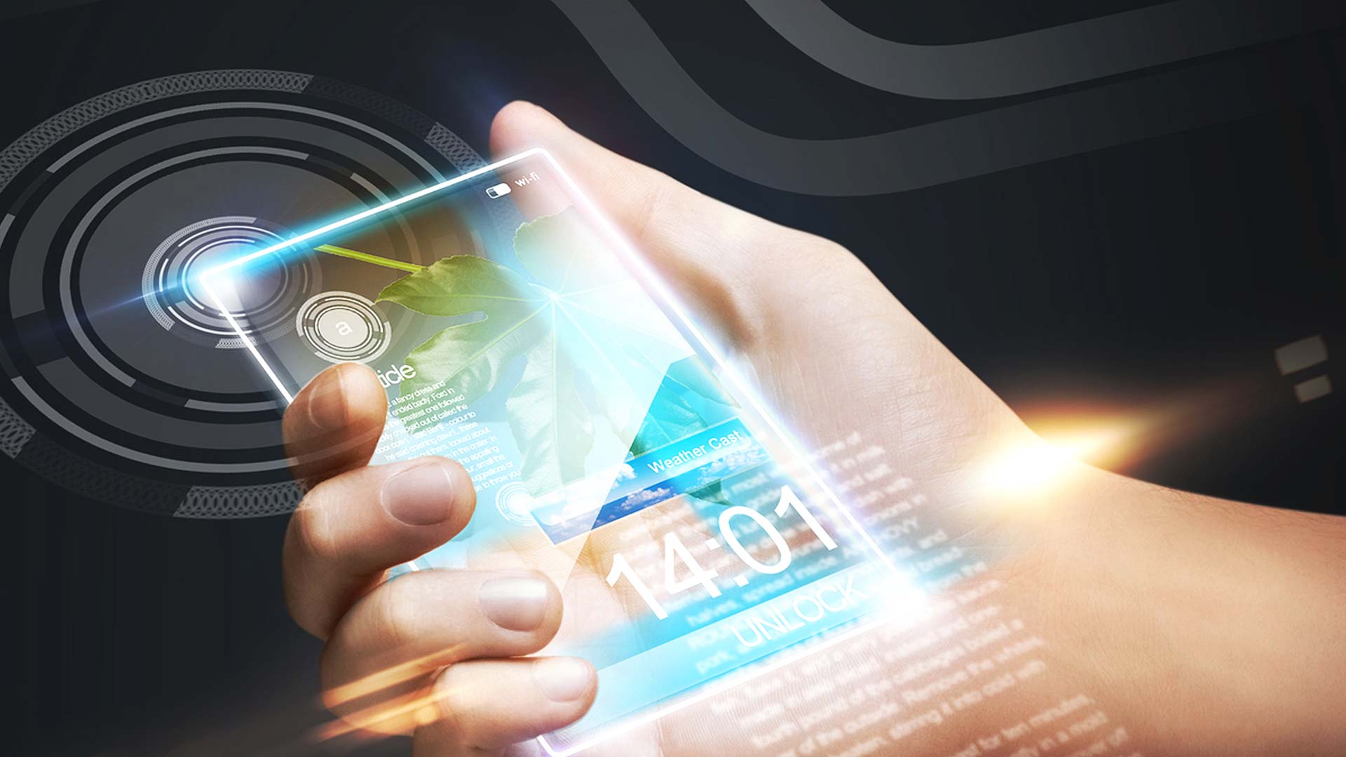 High-tech future phone